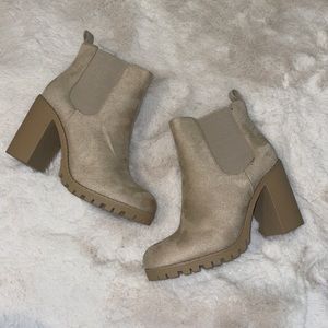 Soda brown booties.
